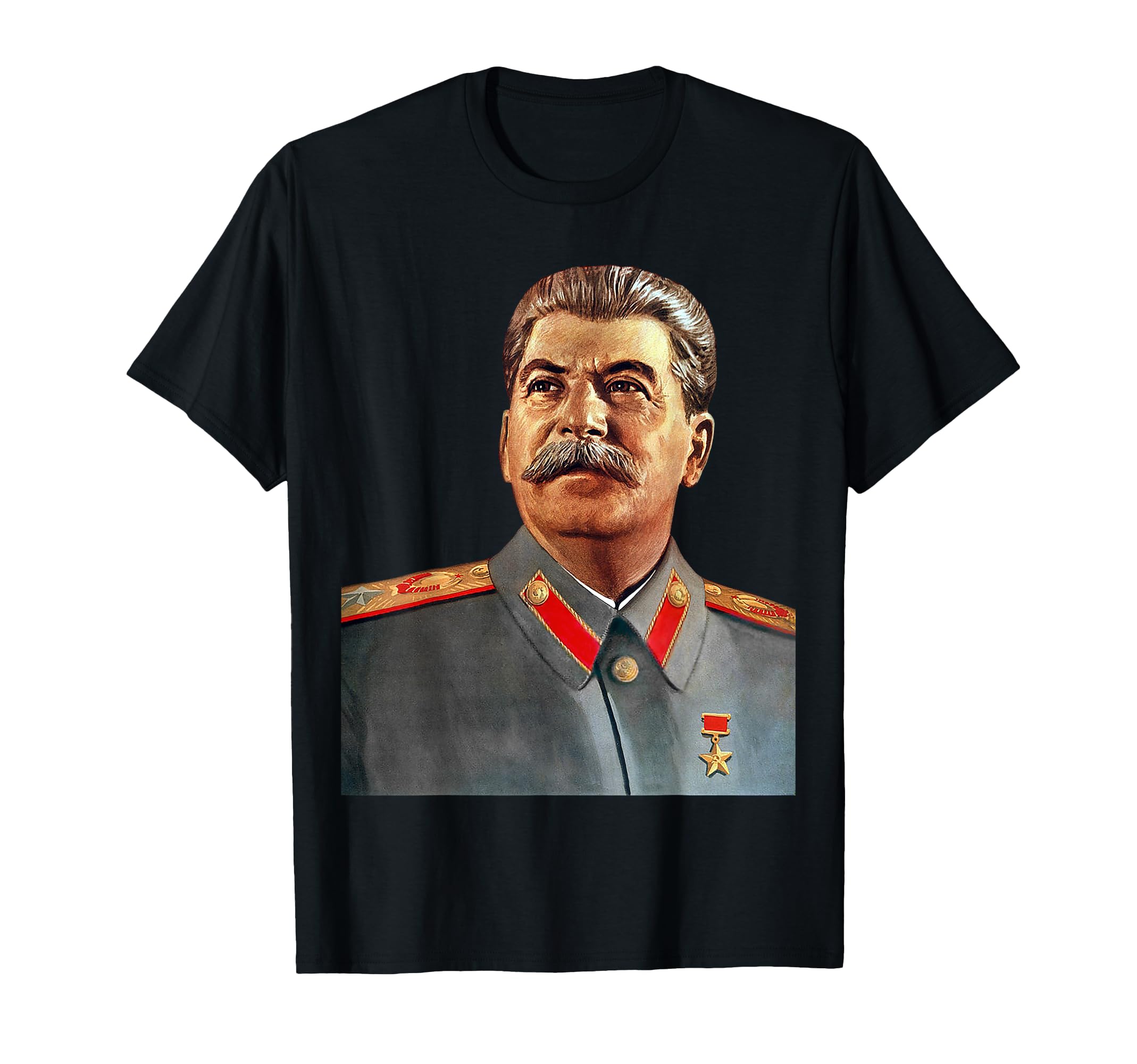 スターリン　Tシャツ Amazon | ヨシフスターリンカラーポートレート Josef Stalin